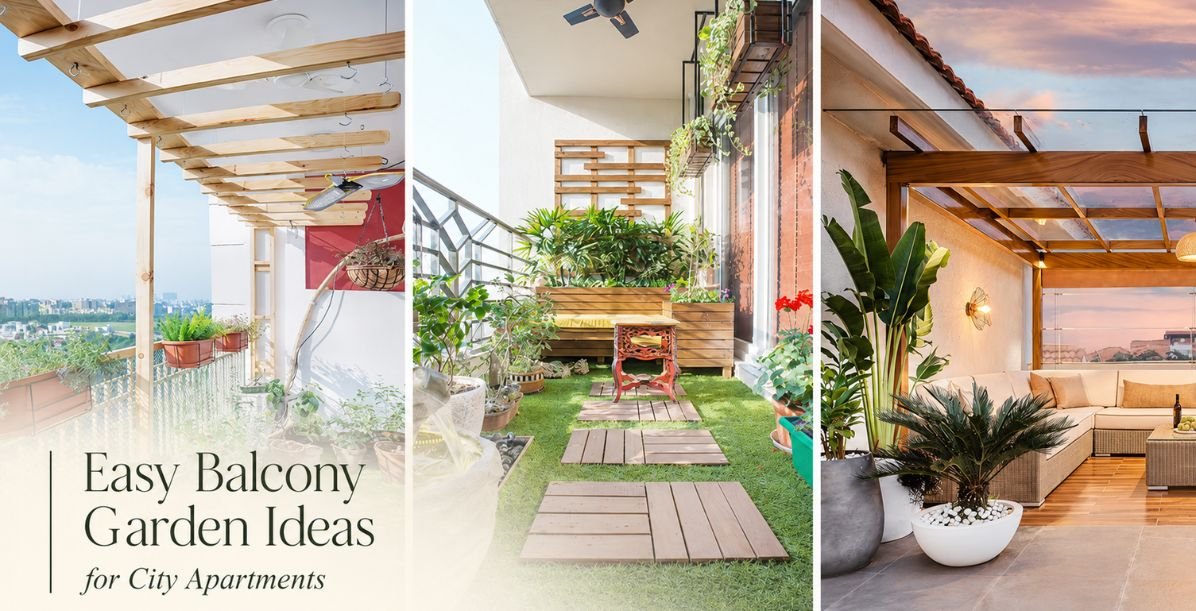 Easy Balcony Garden Ideas for City Apartments